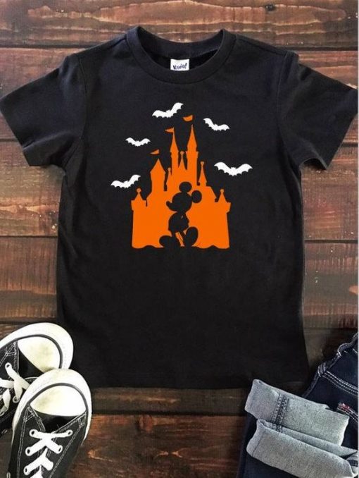 Adult Halloween Castle T Shirt EC01