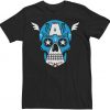 Captain America Dia De Los Muertos T-Shirt AD01