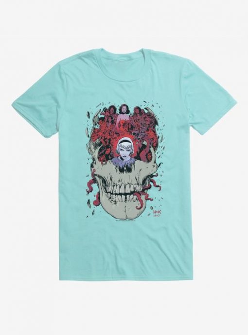 Chilling Adventures of Sabrina Skull T-Shirt AD01