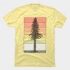Coastal Redwood Sunset Sketch T Shirt EC01