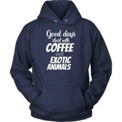 Coffe And Exotic Animals Hoodie EL01
