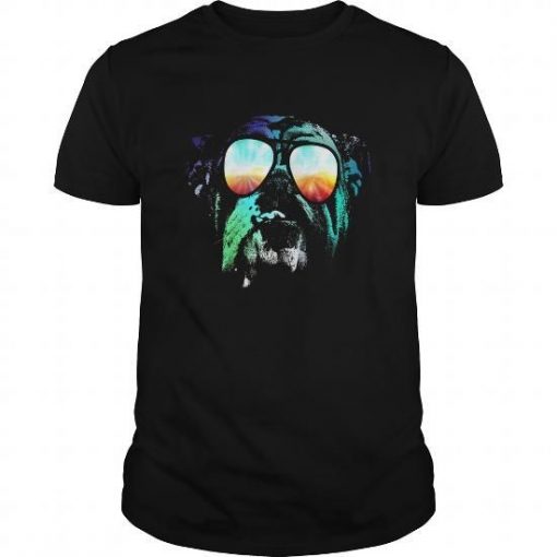 English Bulldog Neon T-Shirt AD01