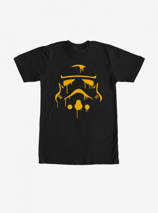 Halloween Dripping Stormtrooper Helmet T-Shirt EC01