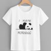 I Hate Morning T-Shirt AD01