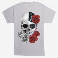 Muertos Two Face Skull T-Shirt AD01