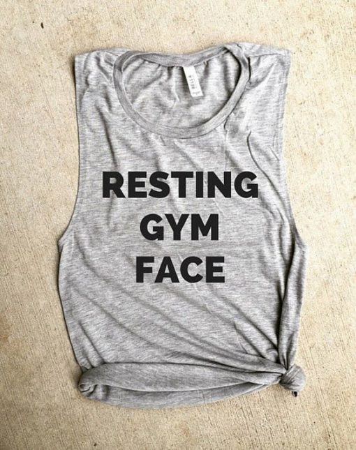 Resting Gym Face Tank Top EC01