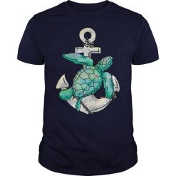 Sea Turtle Anchor T-Shirt AD01