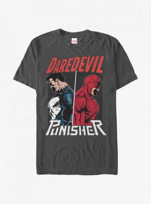 The Punisher vs Daredevil T-Shirt AD01
