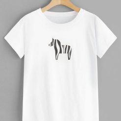 Zebra Print T-Shirt AD01