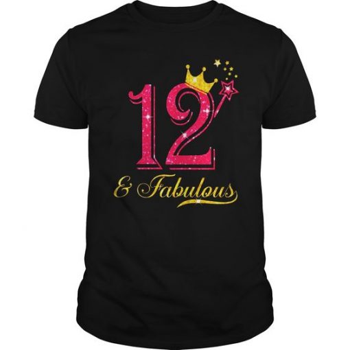 12th Birthday Girl T-shirt ZK01