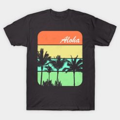 Aloha Palm Trees Hawaiian Shirt EC01