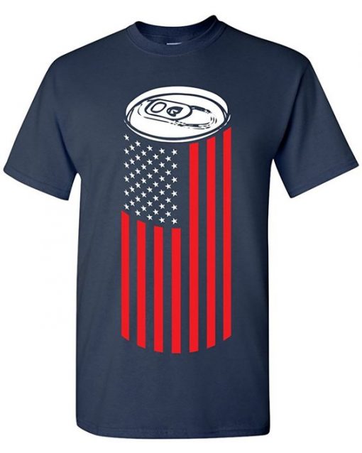 Apparel Beer Can American T-Shirt EL01