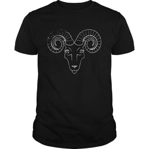 Aries Silhouette Horoscope T- shirt FD01