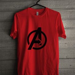 Avengers Logo Red T-Shirt AV01