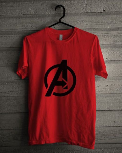 Avengers Logo Red T-Shirt AV01