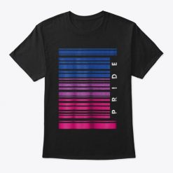 Barcode Bisexual Pride LGBT T-Shirt EL01