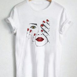 Beautiful Women face T-Shirt EL01
