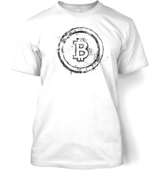 Bitcoin Splatter T shirt FD01