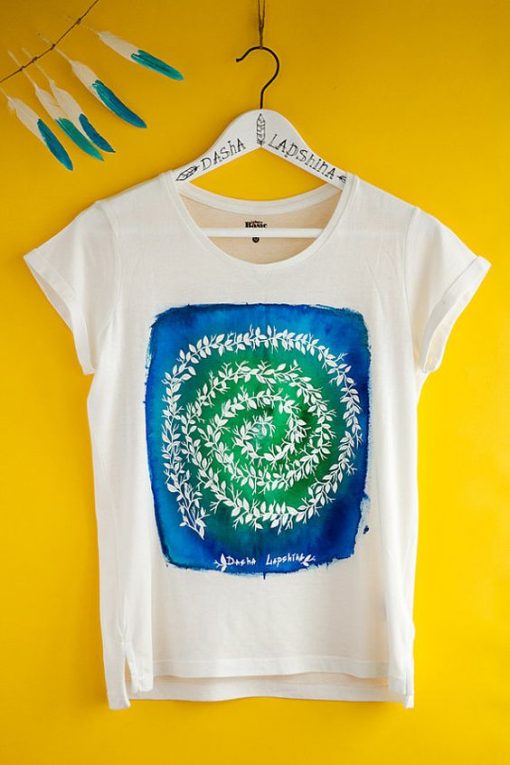 Blue and Green T-Shirt SN01