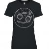 Cancer Zodiac Distressed T Shirt FD01