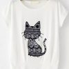 Cat Pattern Art T-shirt ZK01
