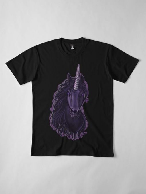 Dark Unicorn Retro T-Shirt AD01