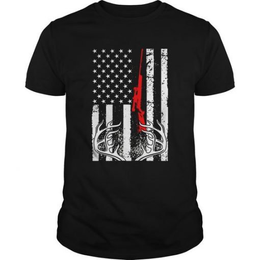 Deer Hunting American T-Shirt EL01