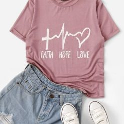 Faith Hope Love T-Shirt EL01