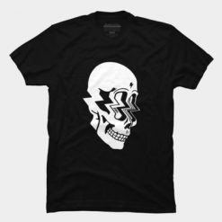 Fake Skull Glitch is a T Shirt EC01