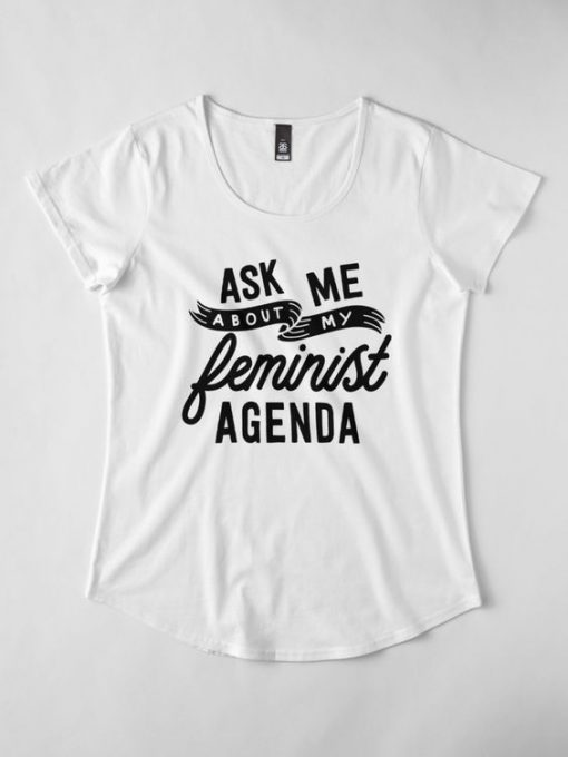 Feminist Typography T-Shirt AD01