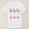 Flamingo Santas Ho Ho Ho T-Shirt SN01