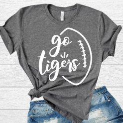 Football Go Tigers T-Shirt AD01