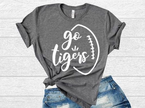 Football Go Tigers T-Shirt AD01