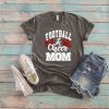 Football and Cheer Mom Tshirt EC01