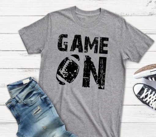 Game on football t-shirt EC01