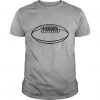 Gray American Football T-Shirt AD01