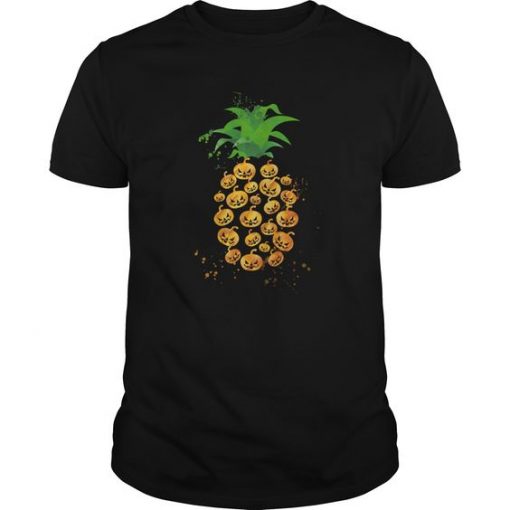 Halloween Pineapple Pumpkin Shirt EC01