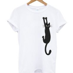 Hanging Cat T-Shirt FR01