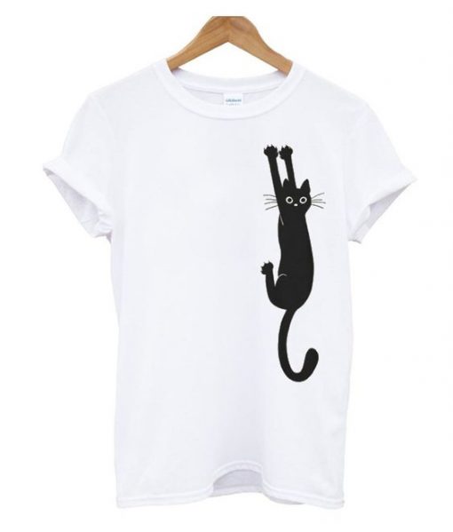 Hanging Cat T-Shirt FR01