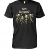 Happy Hallloween Dancing Skeleton T-Shirt AD01