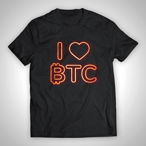 I Love BTC T-Shirt GT01