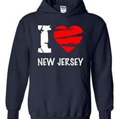 I Love New Jersey Hoodie FD01