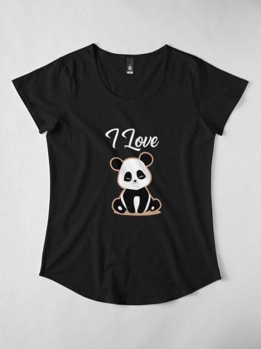 I Love Panda T-Shirt AD01