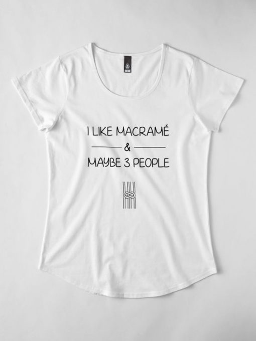 I like Macramé T-Shirt AD01