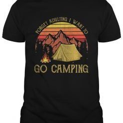 I want to go camping moutain sunset shirt EC01