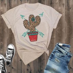 Leopard Cactus T-Shirt EL01