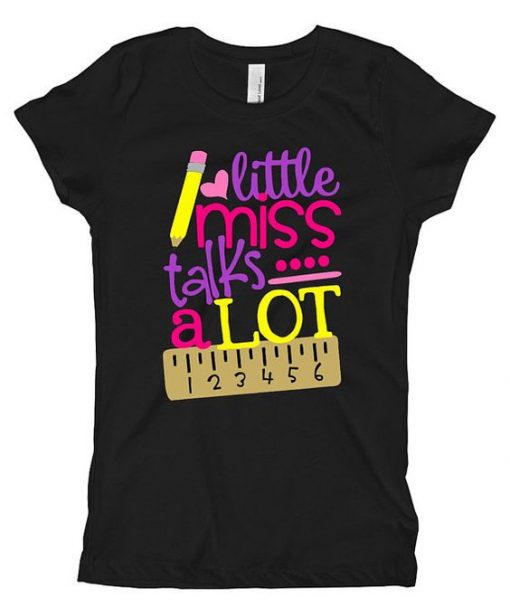 Little Miss Talks a Lot T-Shirt FD01