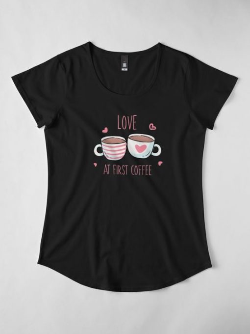 Love At First Coffee T-Shirt AD01