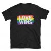 Love Wins Lesbian Gay T-Shirt EL01