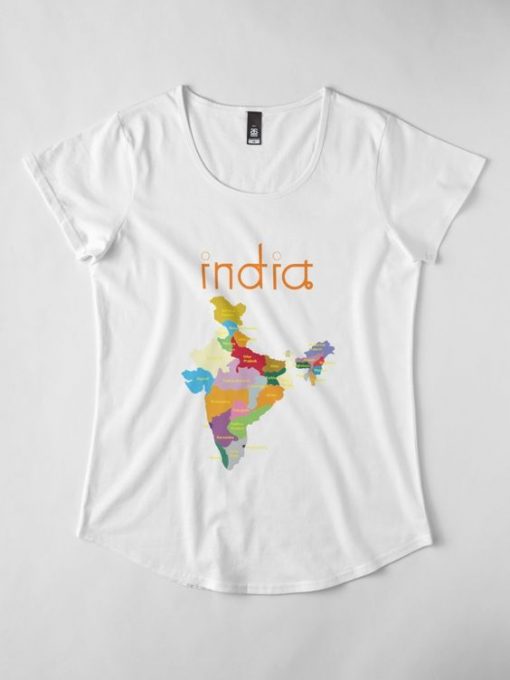 Mapping India T-Shirt AD01